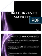 Euro Currency Market