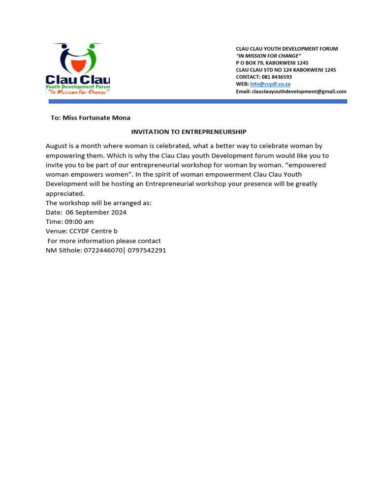 Donation Request For Hygen Care Pacs and Santary Pads-10001 | PDF