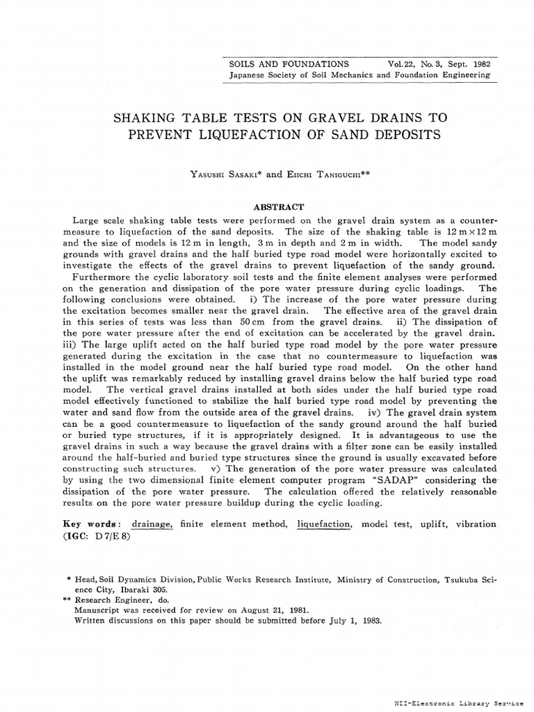 002-Shaking Table Tests On Gravel Drains To Prevent Liquefaction of ...