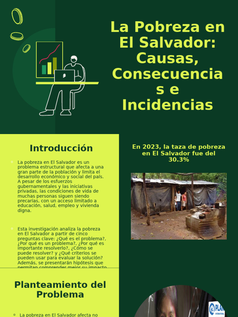 Pobreza en El Salvador | PDF | Pobreza | Pobreza e indigencia