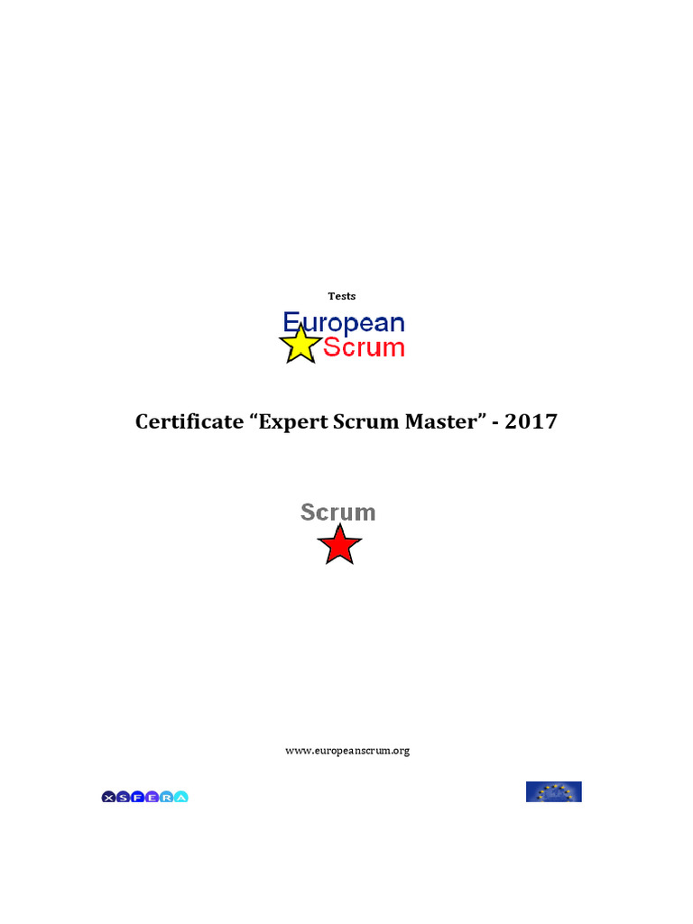 Expert Scrum Master Test Questions | PDF | Scrum (Software Development ...