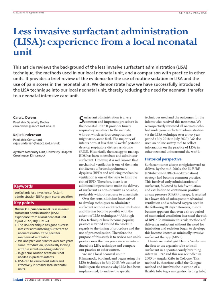 Paf information | PDF | Neonatal Intensive Care Unit | Preterm Birth