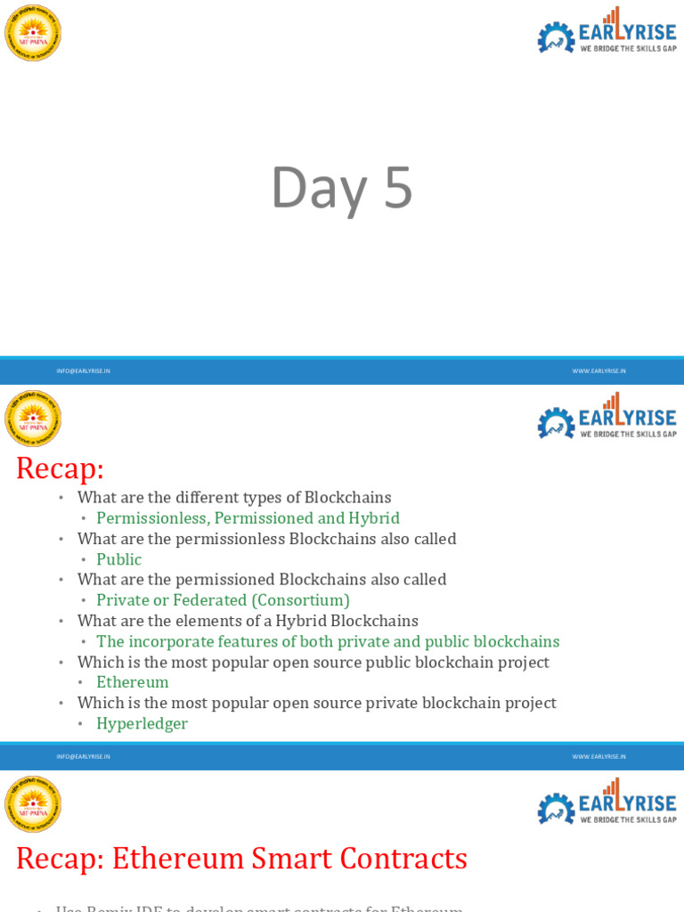 block chain day1 to 7 | PDF | Cryptocurrency | Software
