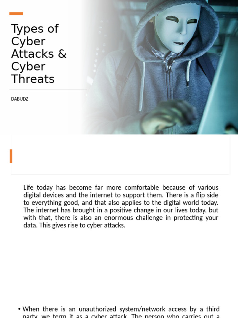 Types of Cyber Attacks Explained | PDF | Malware | Security