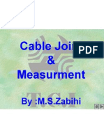Cable Joint & Measurment: By:M.S.Zabihi