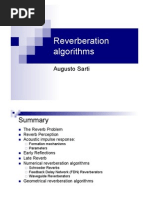 Reverberation Algorithms