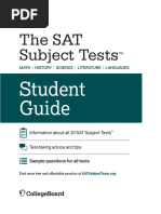 The Official Study Guide For All SAT Subject Tests PDF | PDF