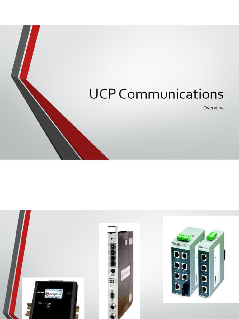 UCP Communications Overview and Protocols | PDF