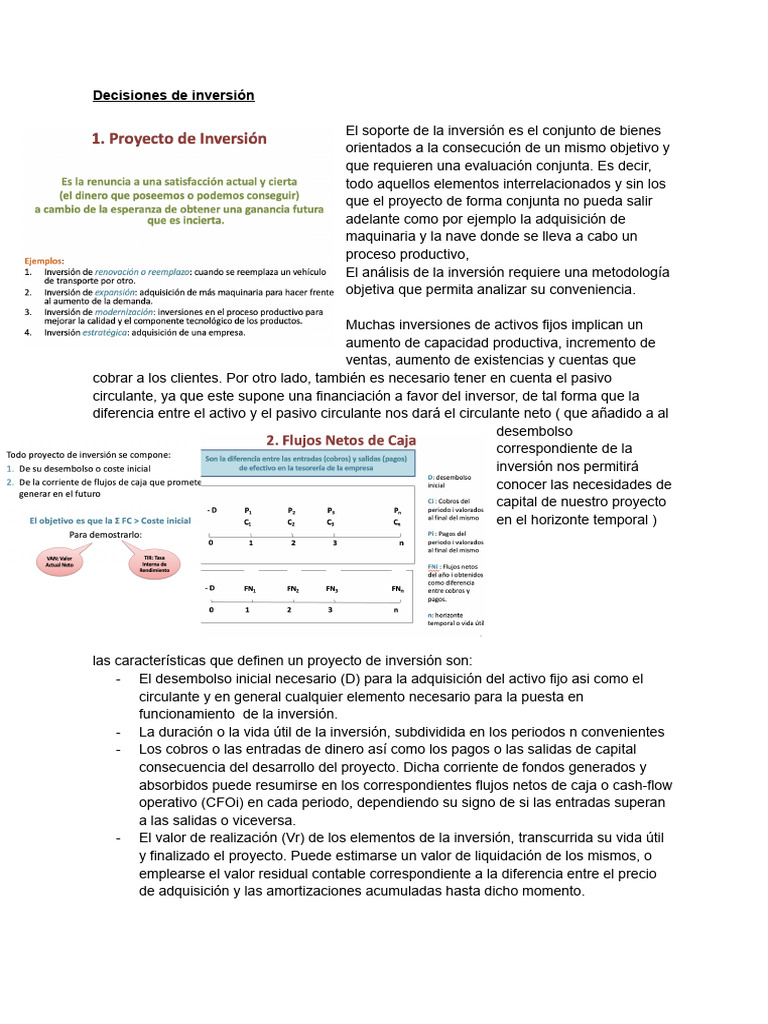 Análisis y Métodos de Inversión | PDF | Inversiones | Capital (economía)