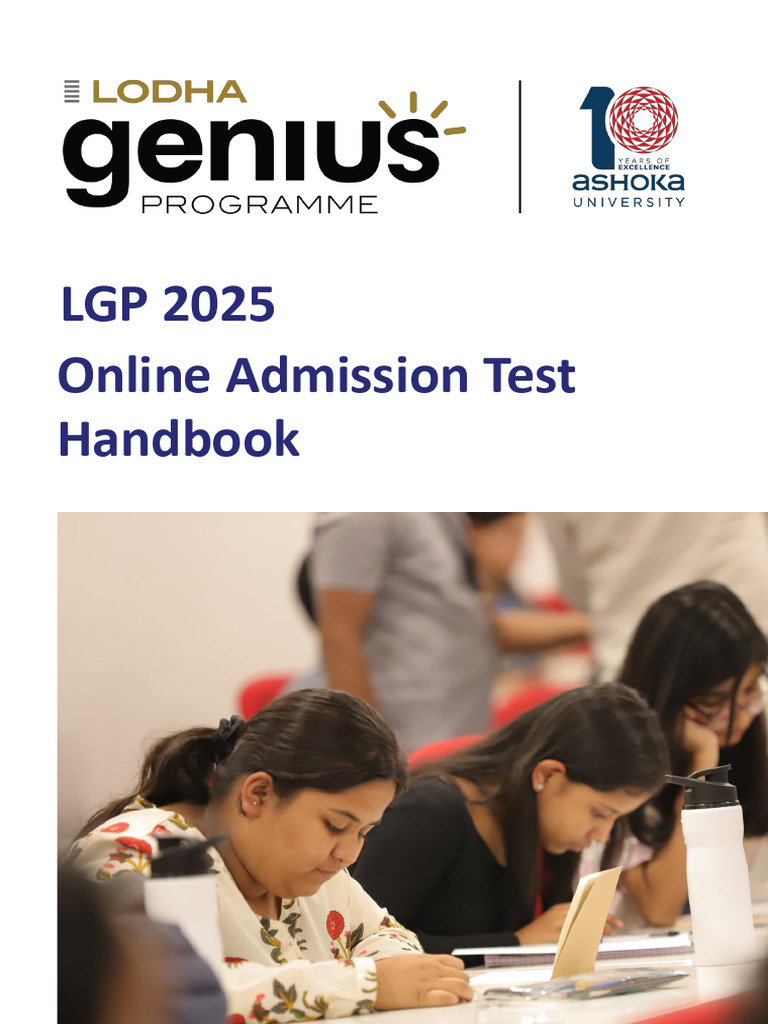 LGP 2025 Online Admission Test Guide | PDF | Reason | Critical Thinking