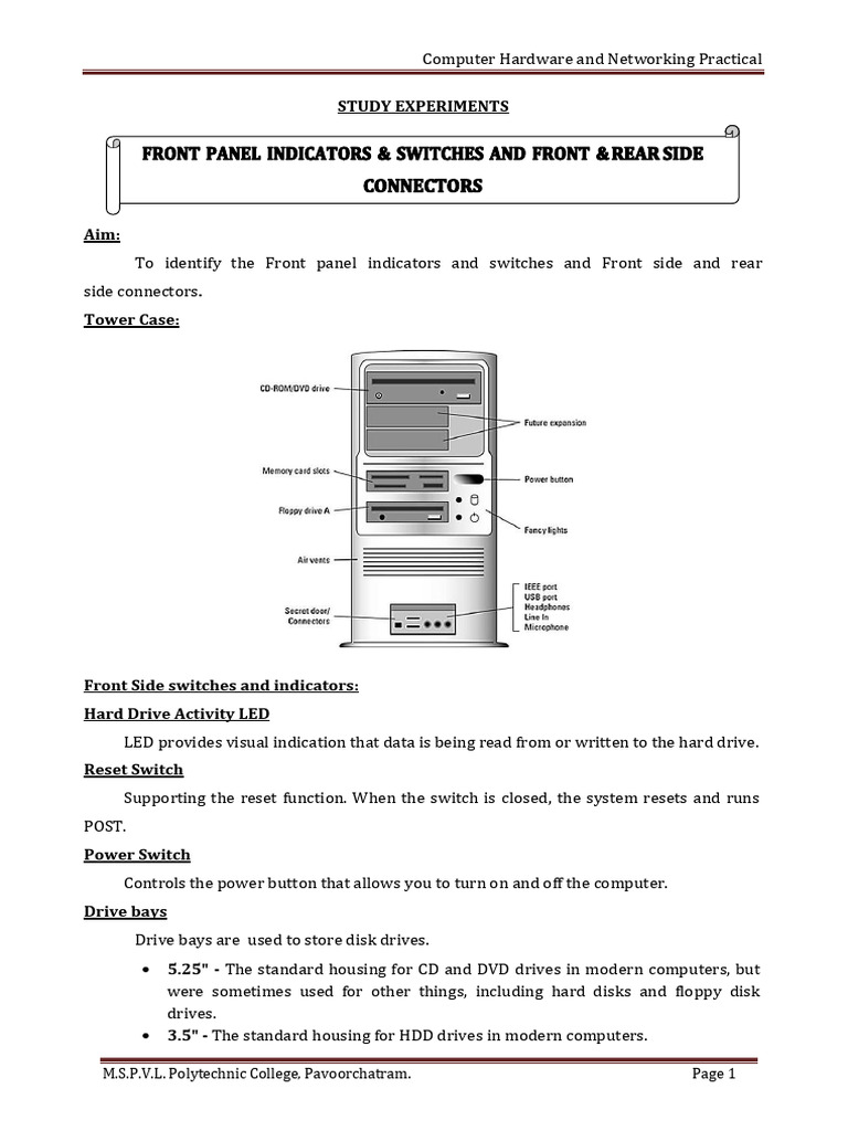 Computer Hardware Setup and BIOS Guide | PDF | Printer (Computing) | Bios