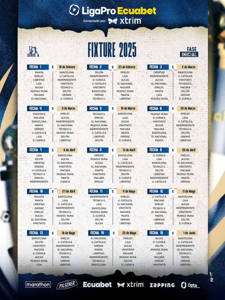 Fixture Independiente 2025 | PDF | Equipos de fútbol | Asociación de Futbol