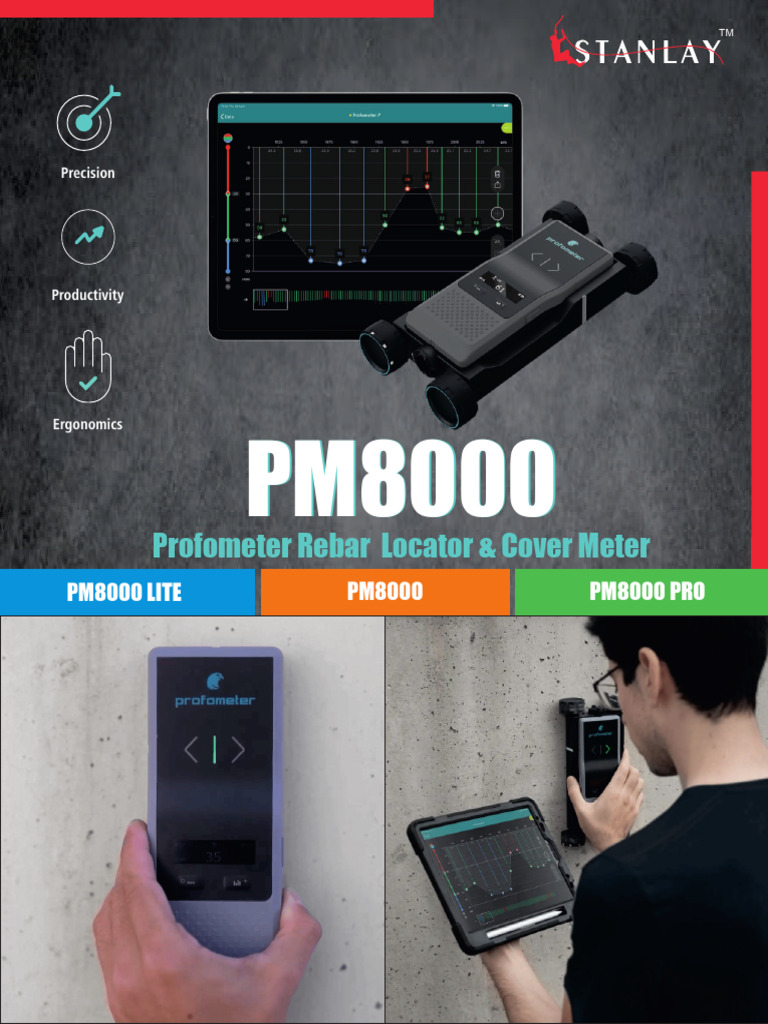 PM8000 Rebarlocatorcovermeter | PDF | Augmented Reality | I Pad