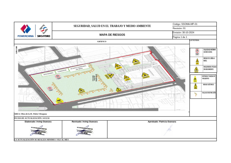 Mapa de Riesgos en Seguridad Laboral | PDF