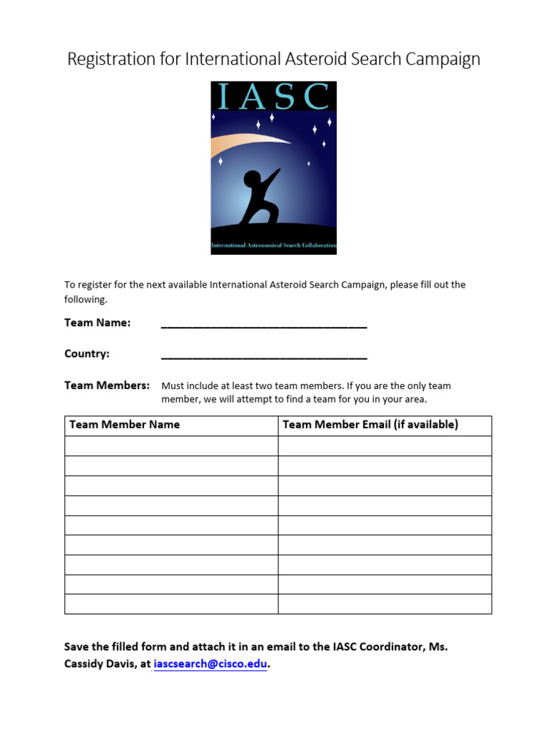 IASC 2025 Registration Instructions | PDF