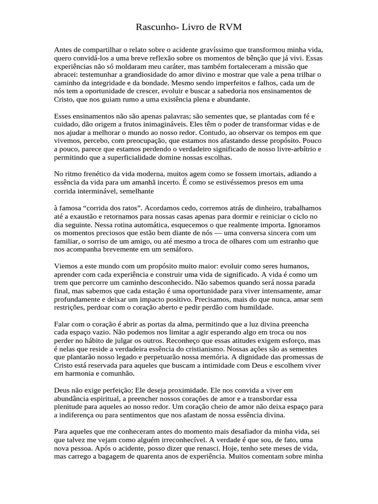 Reflexões sobre Vida e Transformação | PDF | Amor | Dor