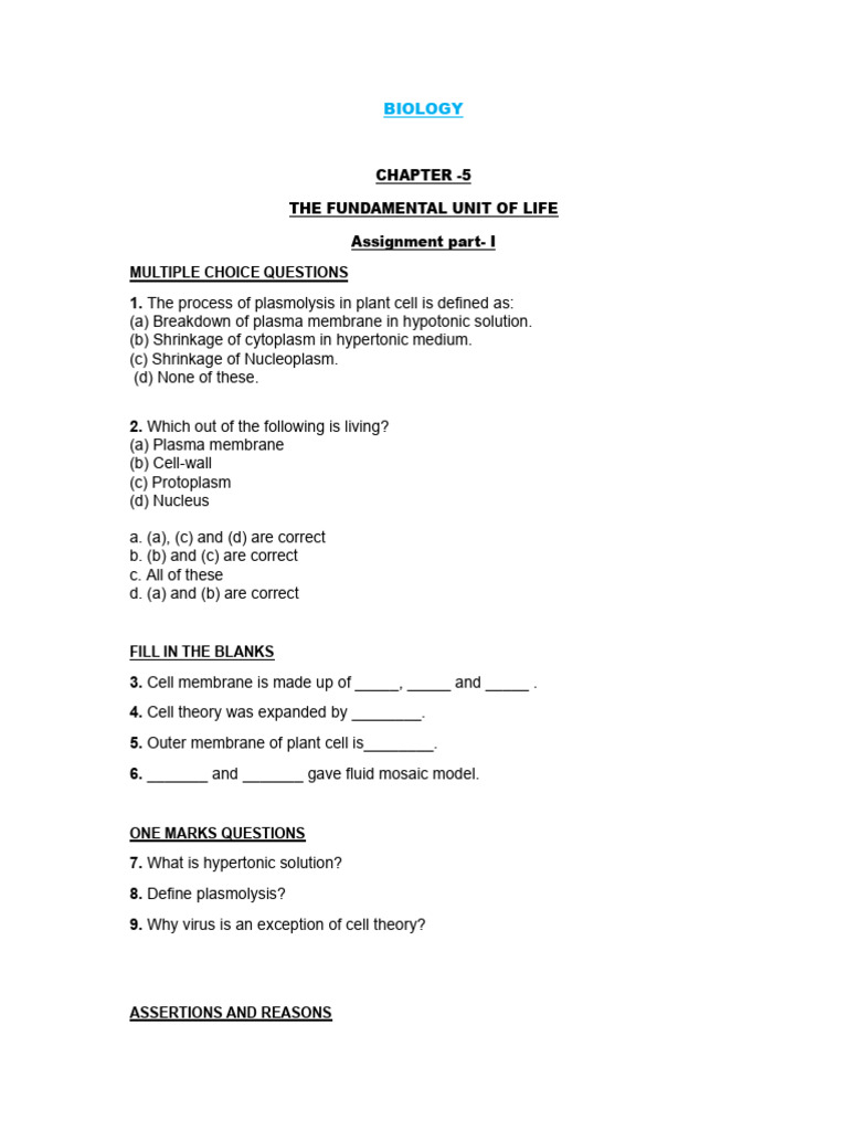 Cell Structure and Function Quiz | PDF | Cell (Biology) | Life Sciences