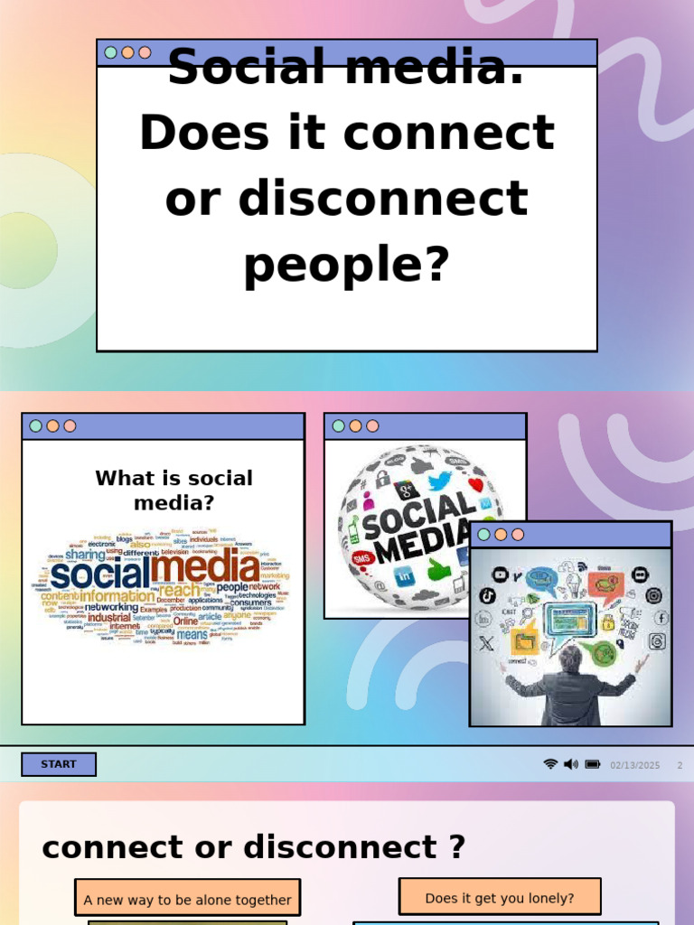 Social Media: Connection or Isolation? | PDF
