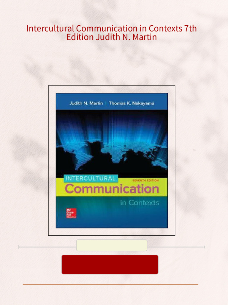 Immediate download Intercultural Communication in Contexts