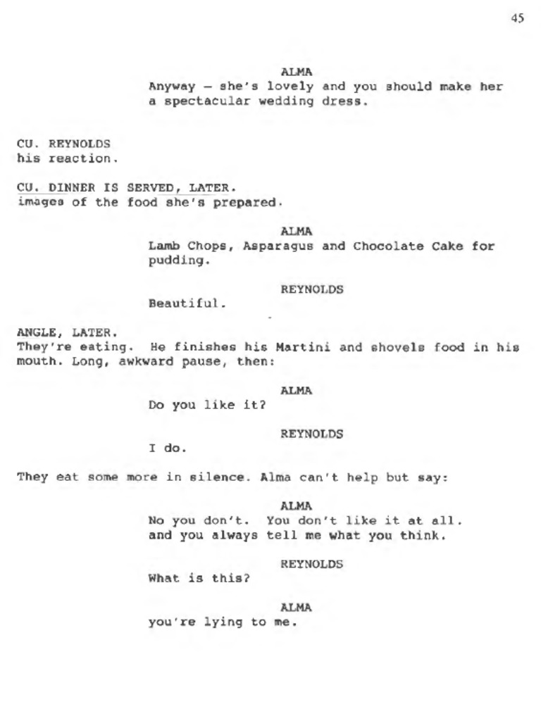 Phantom Thread VERSION Unica | PDF