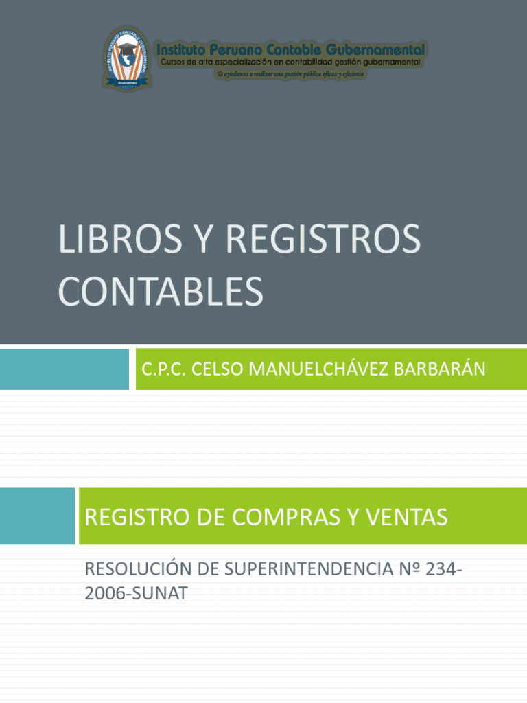 2 Registro de compras y ventas | PDF | Contabilidad