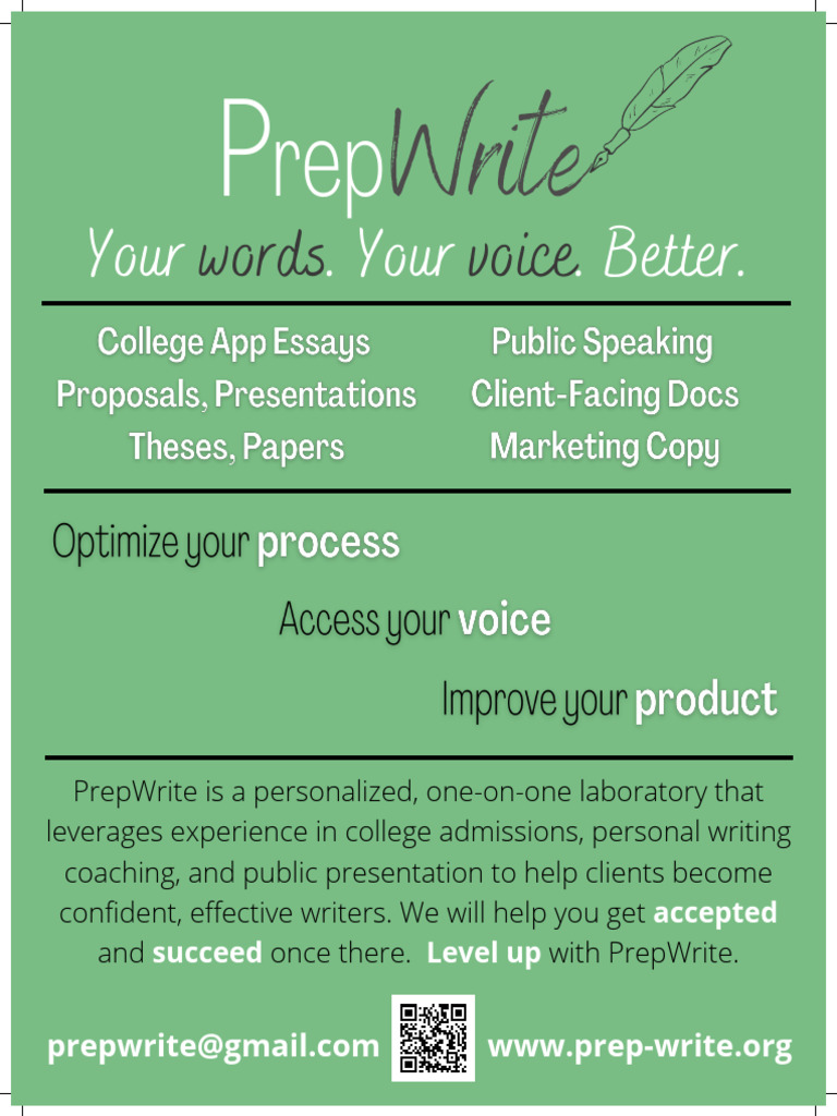 Personalized Writing Coaching Services | PDF