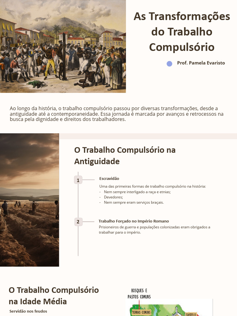 As Transformacoes Do Trabalho Compulsorio | PDF | Escravidão | Servidão