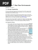 Chapter 7: Run Time Environments: 7.1: Storage Organization