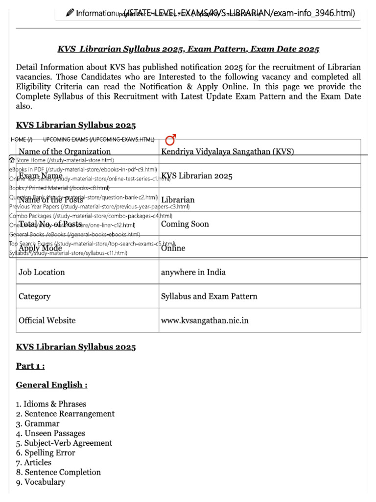 Kvs | PDF