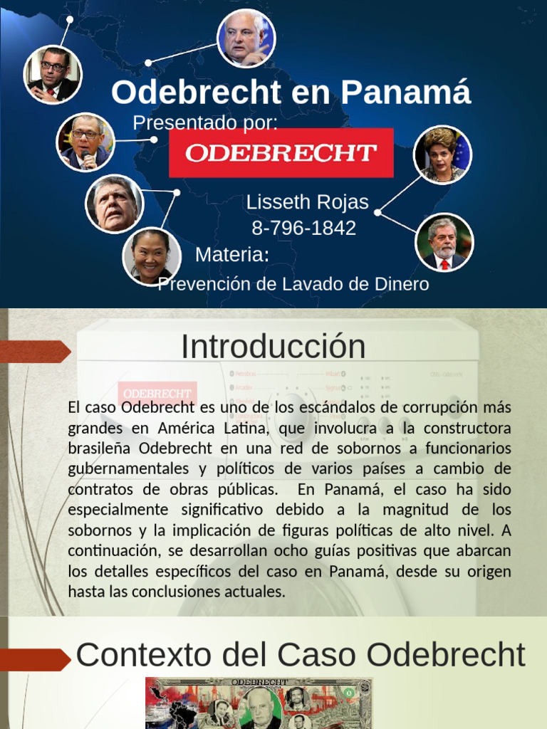 Odebrecht en Panamá | PDF | Lavado de dinero | Economias