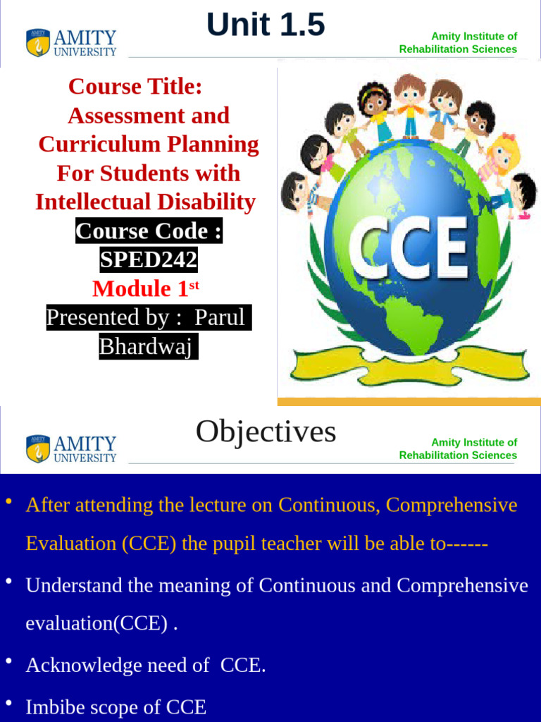 CCE -1ST | PDF | Educational Assessment | Learning