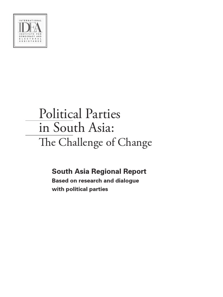 Political Parties in South Asia | PDF | Democracy | Political Ideologies