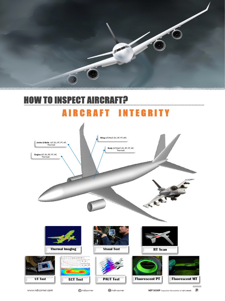 NDT Methods for Aircraft Inspection | PDF | Nondestructive Testing ...