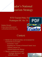 Ecuador's National Ecotourism Strategy
