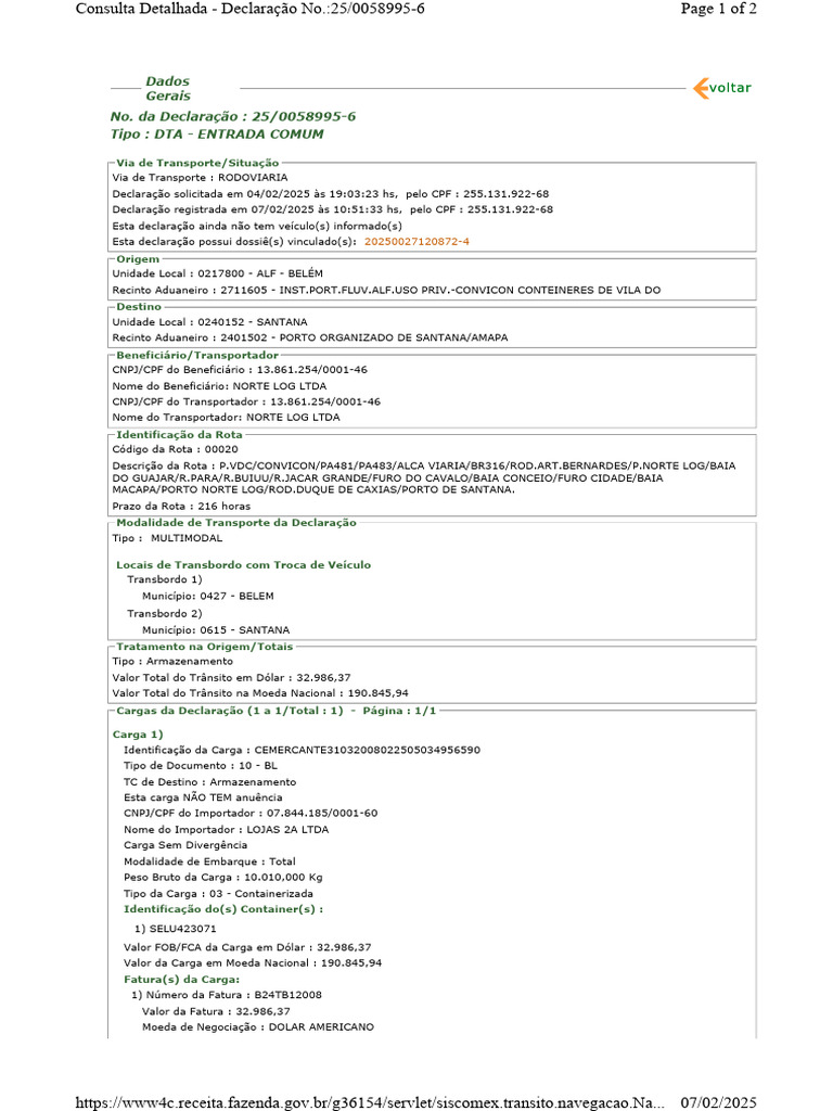 Dta NTL Cdsa L 2a 250058995-6 01 CTNR Selu4230717 | PDF