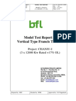 Chanju-I Model Test Report