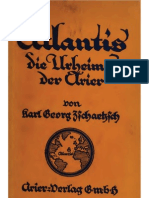 Tschaetzsch Karl - Atlantis, Die Urheimat Der Arier (1922, 104 S., Scan, Fraktur)