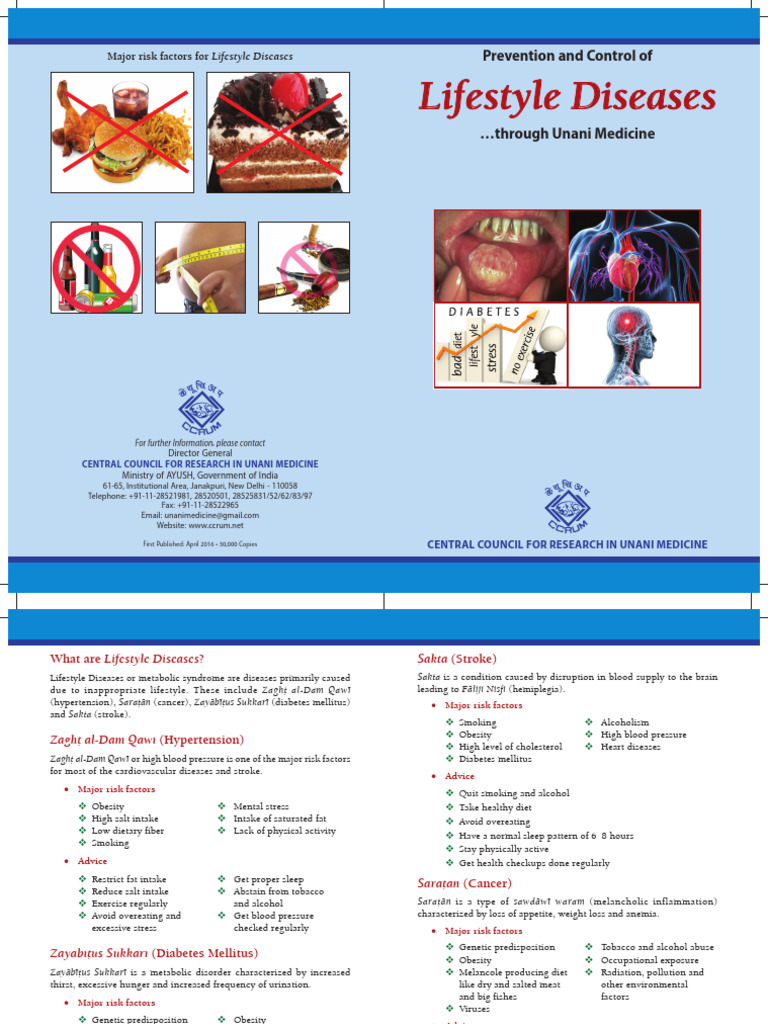 Lifestyle Diseases: Prevention and Control of | PDF | Cardiovascular ...