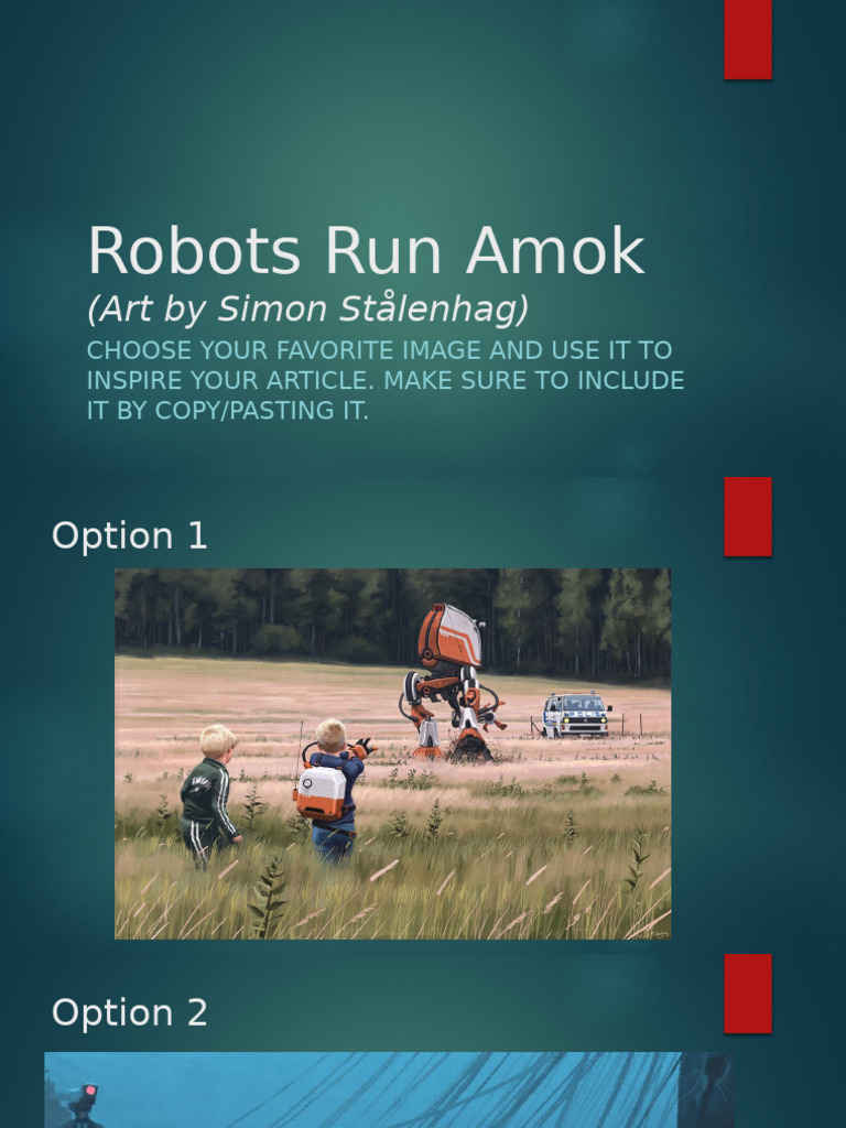 Copy of Robots Run Amok Images Slideshow | PDF
