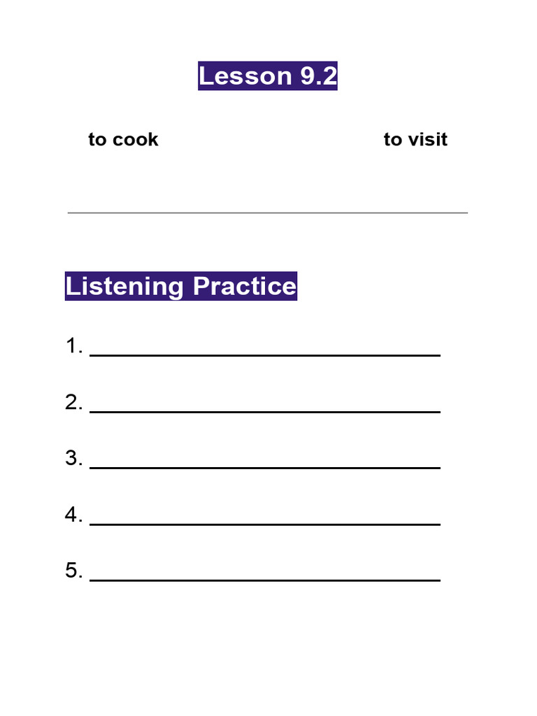 English Language Practice Exercises | PDF