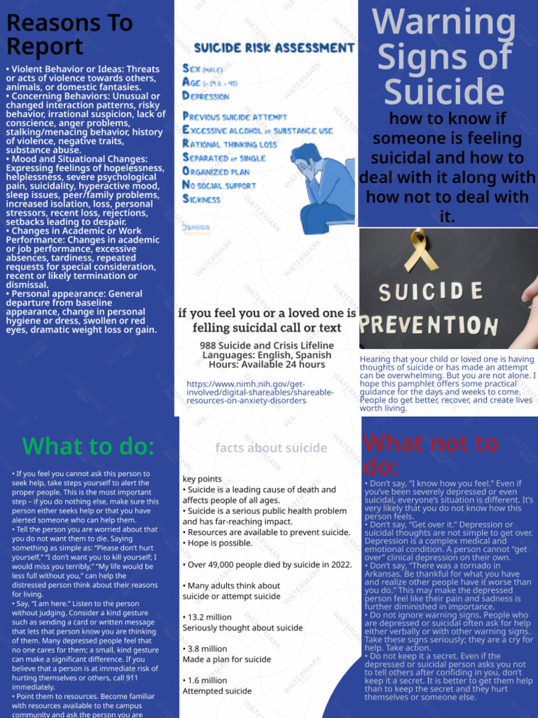 Warning Signs of Suicide - DWJGXL | PDF