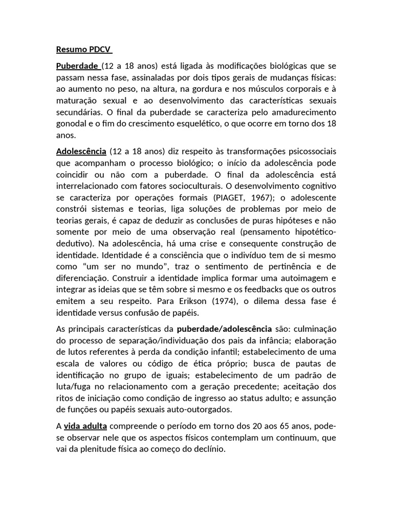 Modelagem do Projeto de Vida na Juventude | PDF | Adolescência ...
