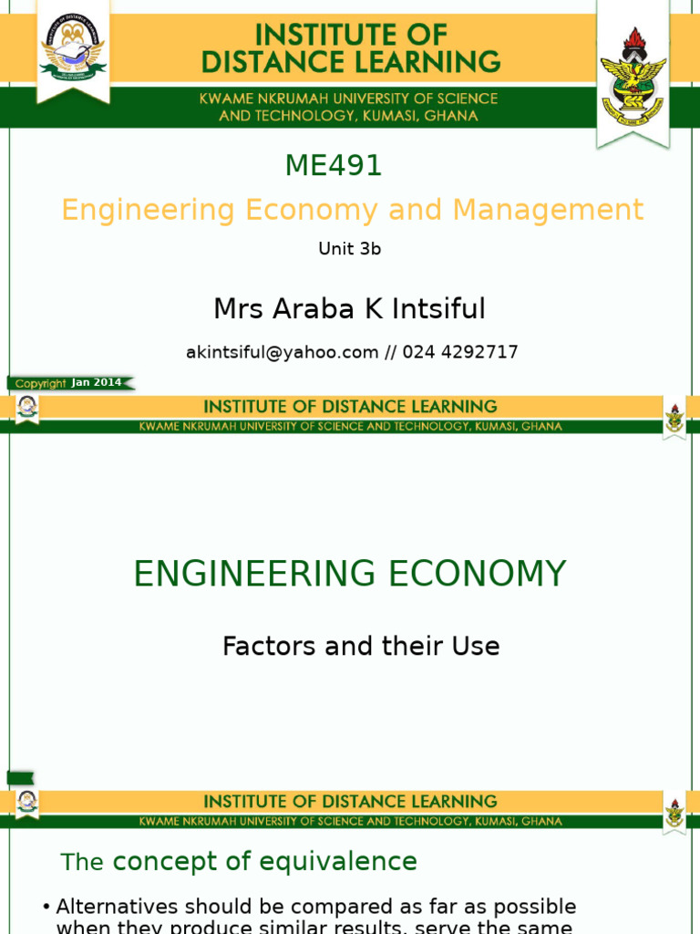 Engineering Economy Factors Explained | PDF | Interest | Interpolation