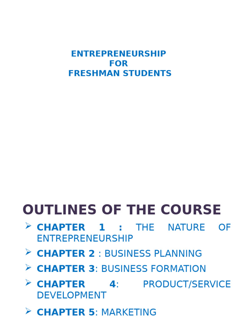 Chapter 1(the Nature of Etrepreneurship)-1 | PDF | Entrepreneurship ...