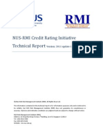 NUS-RMI Credit Rating Initiative Technical Report: Version: 2011 Update 1 (07-07-2011)