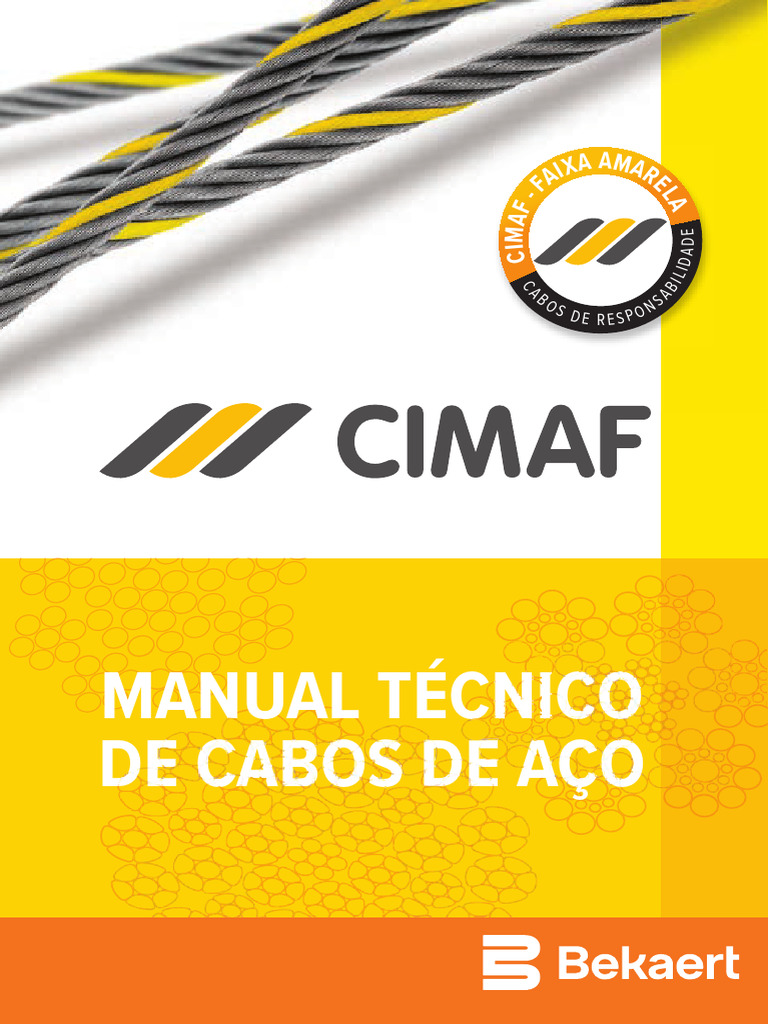 Manual Técnico de Cabos de Aço CIMAF | PDF | Metrologia