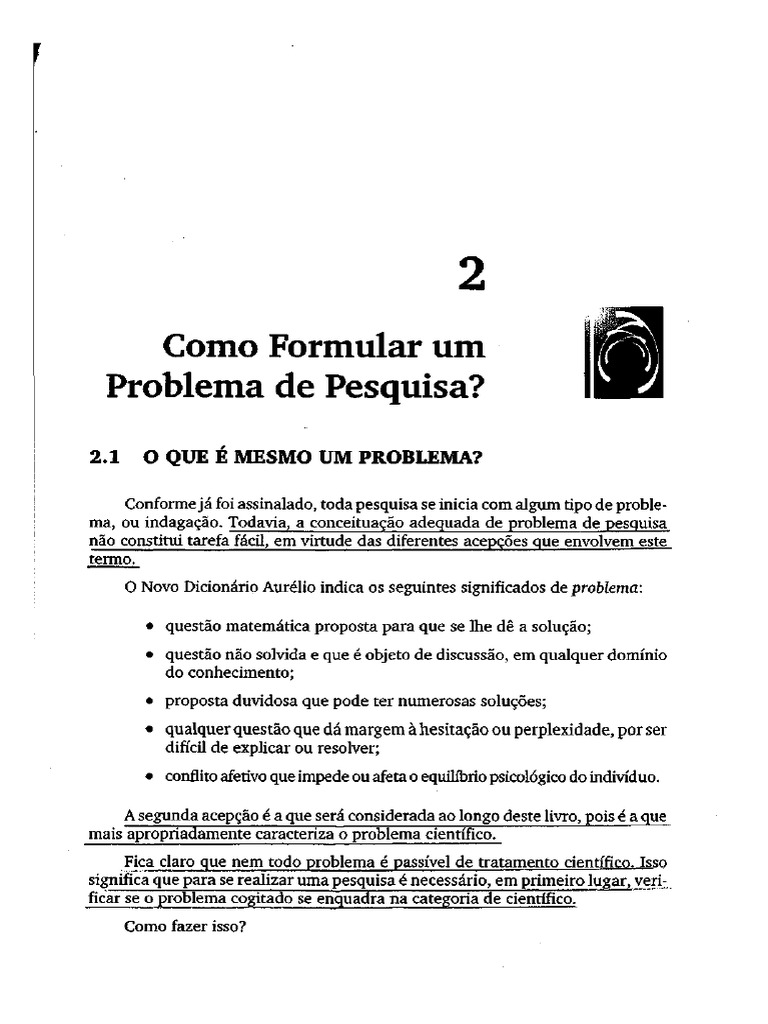 Como Elaborar Um Problema | PDF