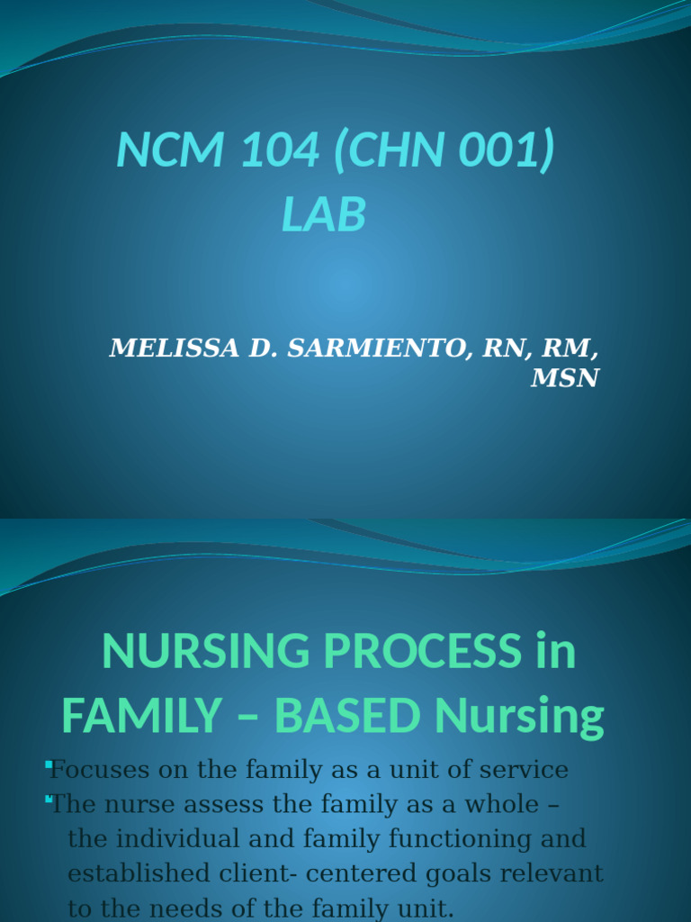 Nsg. Process in Family Based Nsg. | PDF | Family | Goal