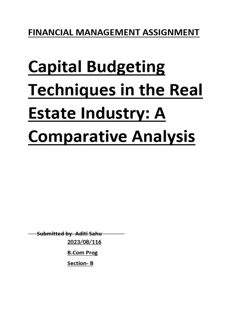 FINANCIAL MANAGEMENT | PDF | Capital Budgeting | Net Present Value