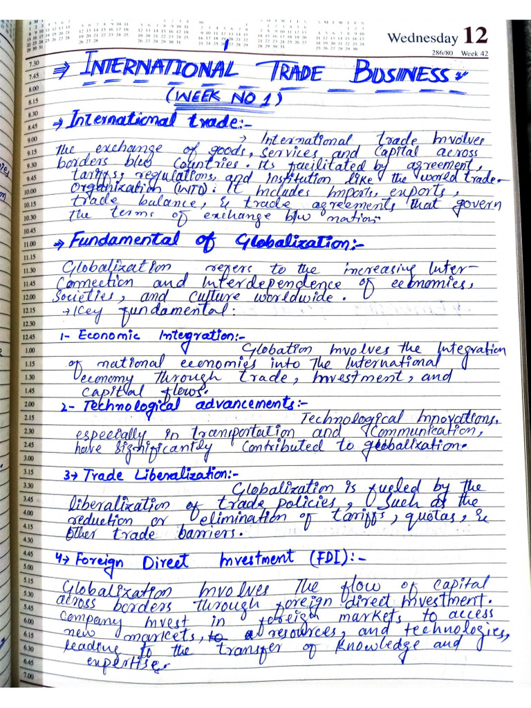 International T&B Notes PDF | PDF